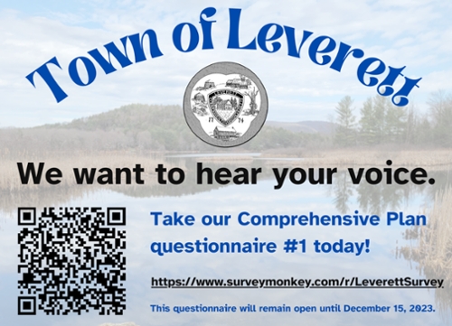 Now available: Comprehensive Plan Questionnaire #1